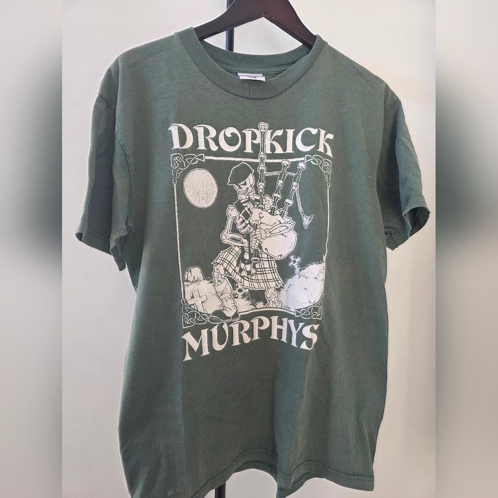 Forest Green Short Sleeve Band Tee